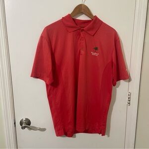 Nike Golf Men’s Vibrant Red Polo Shirt Custom Miami Beach Golf Club